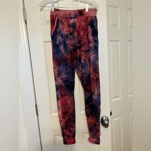 Tie-dye high waisted joggers buttery-soft size M (stretch) with pockets